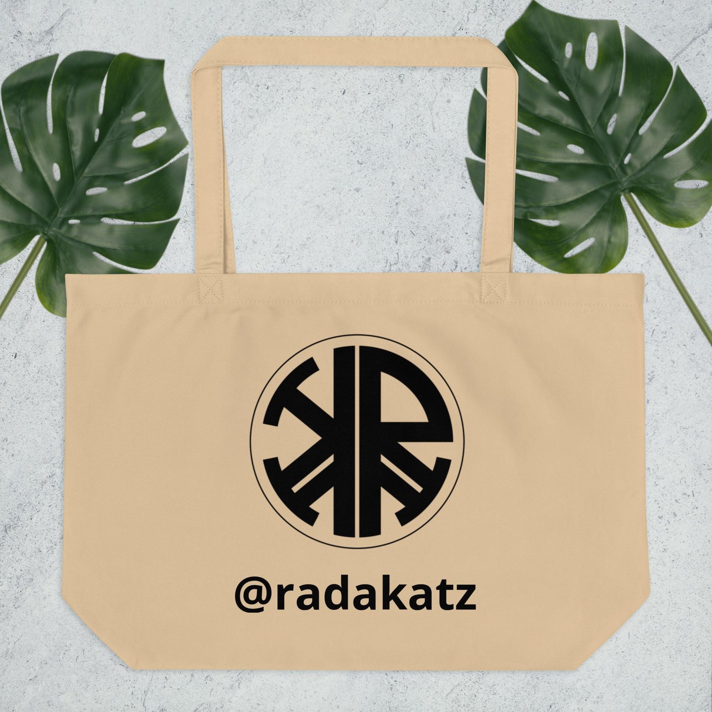 Large HELLO PEASANTS ™ 100% organic cotton tote bag by @radakatz