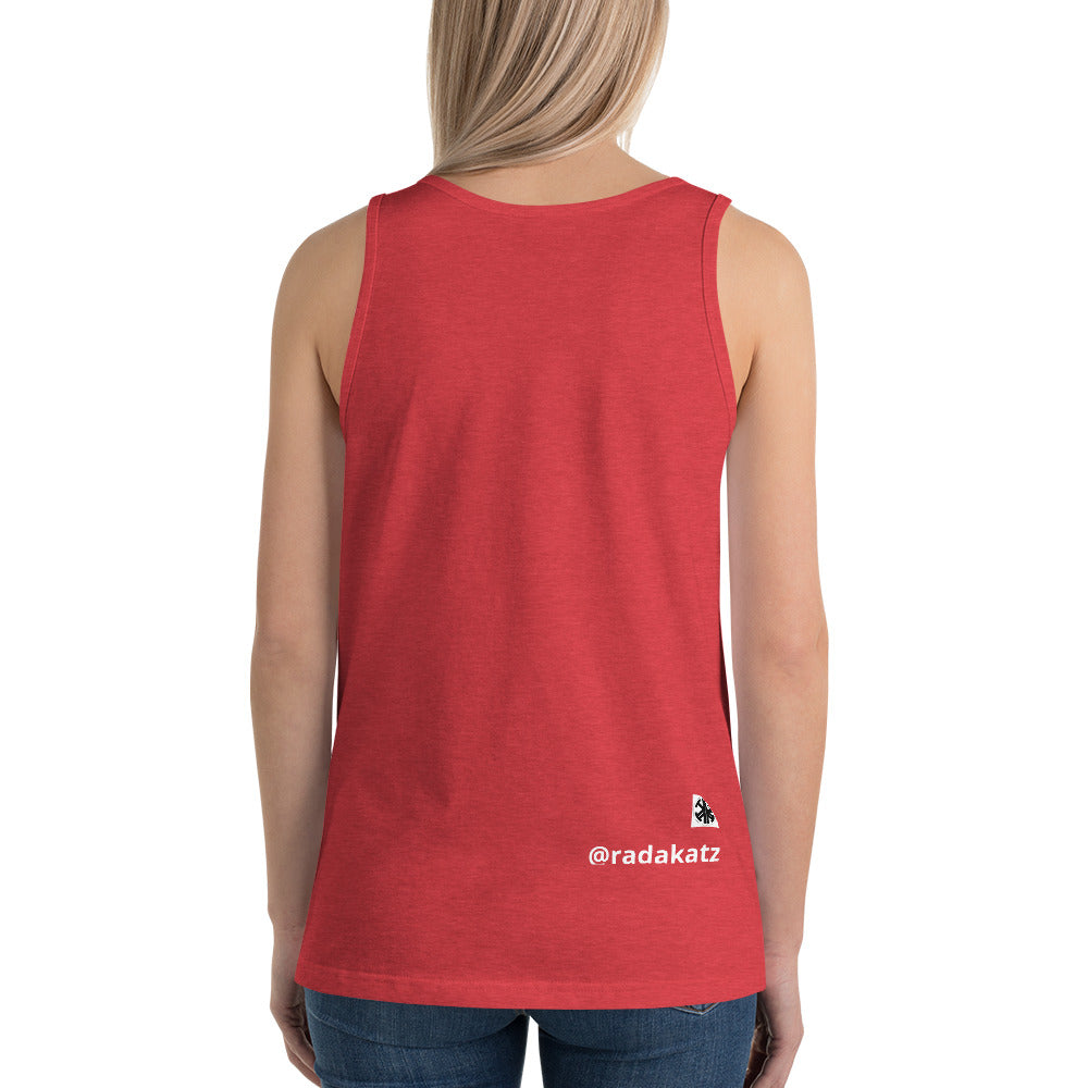 "Classy Wifebeater" Designer HELLO PEASANTS ™ unisex tank by @radakatz