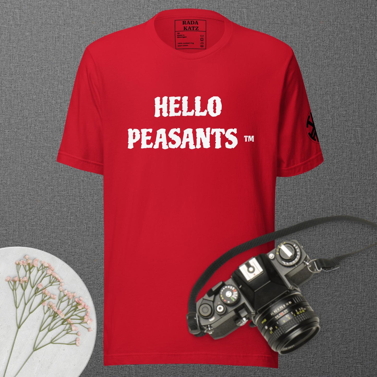 Sexy HELLO PEASANTS ™ Unisex t-shirt by @radakatz