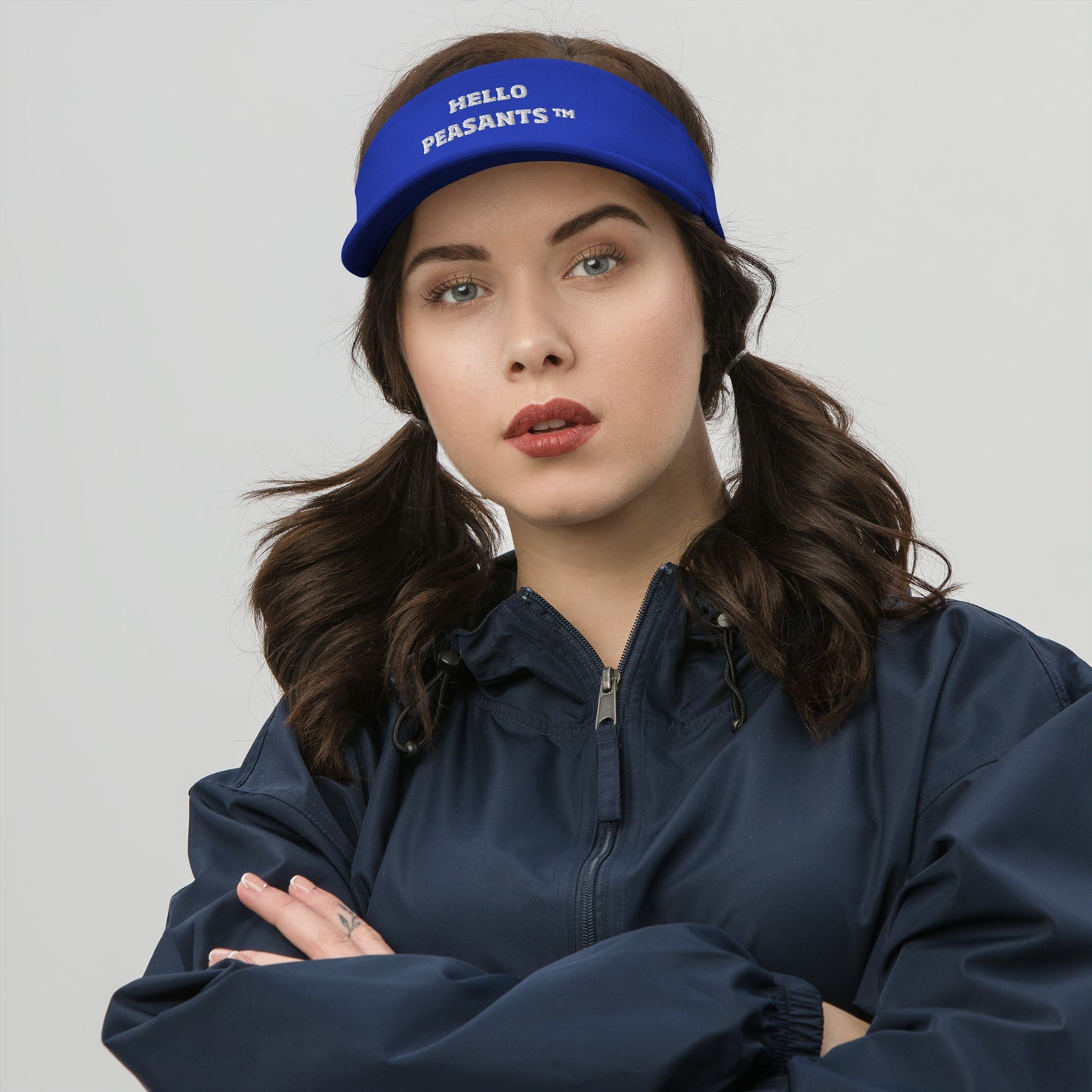 HELLO PEASANTS ™ Visor by @radakatz