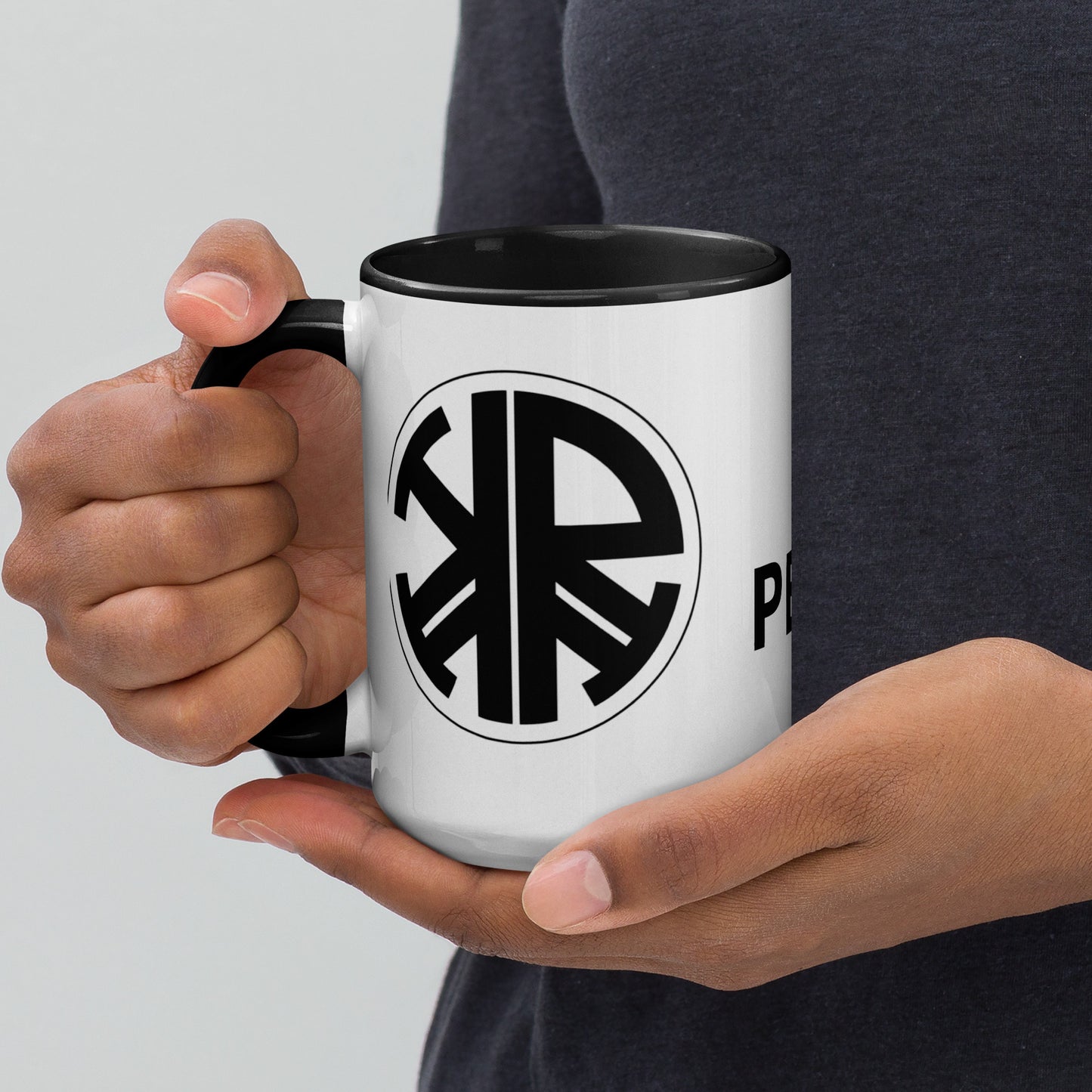 Hello Peasants ™ Mug with Colorful Personality by @radakatz