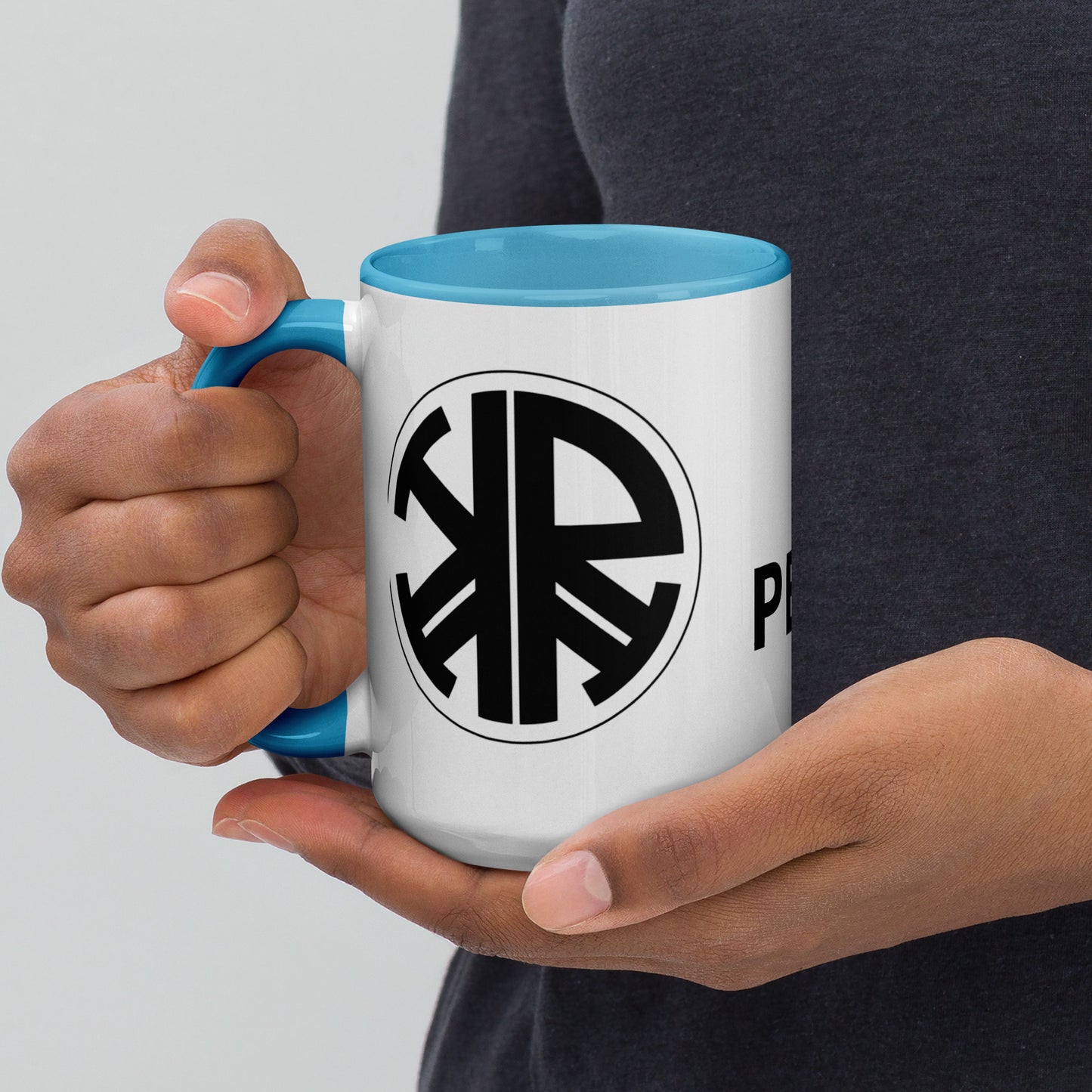 Hello Peasants ™ Mug with Colorful Personality by @radakatz
