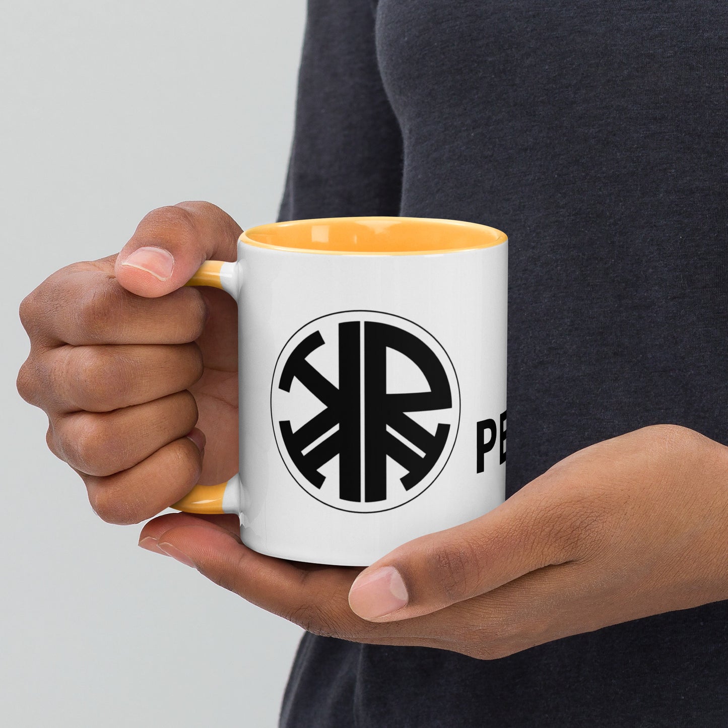 Hello Peasants ™ Mug with Colorful Personality by @radakatz