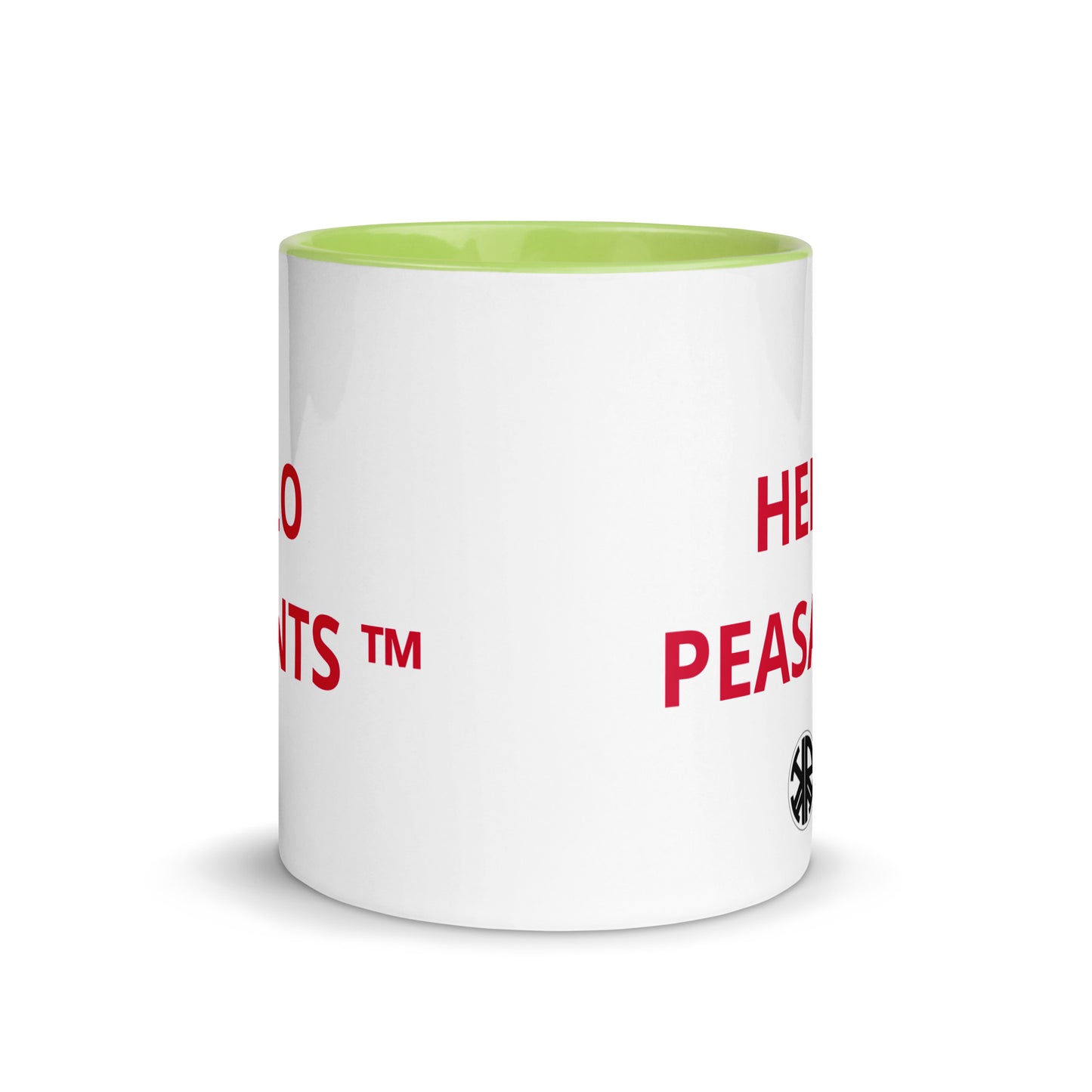 HELLO PEASANTS ™ Designer Mug by @radakatz