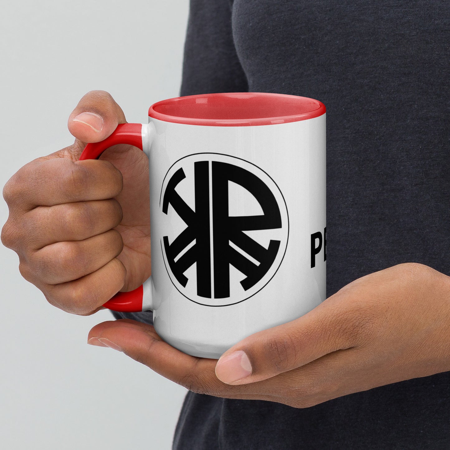 Hello Peasants ™ Mug with Colorful Personality by @radakatz