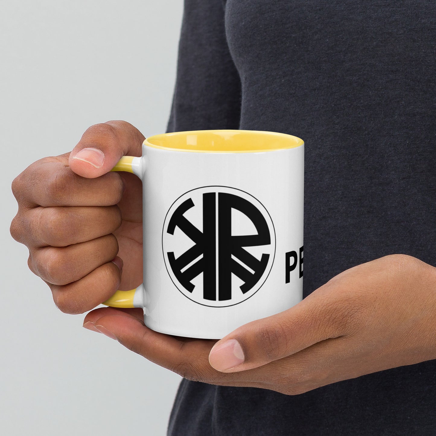 Hello Peasants ™ Mug with Colorful Personality by @radakatz